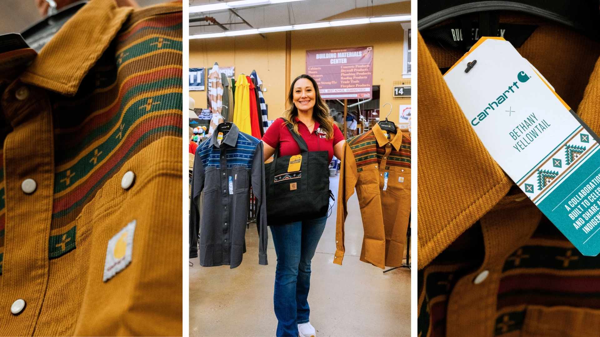 Bethany Yellowtail Carhartt Collection at HomCo Flagstaff